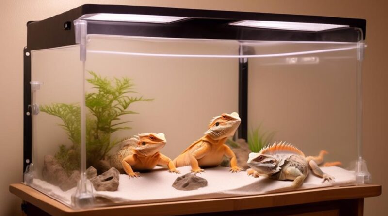 bearded dragon enclosure heat gradient