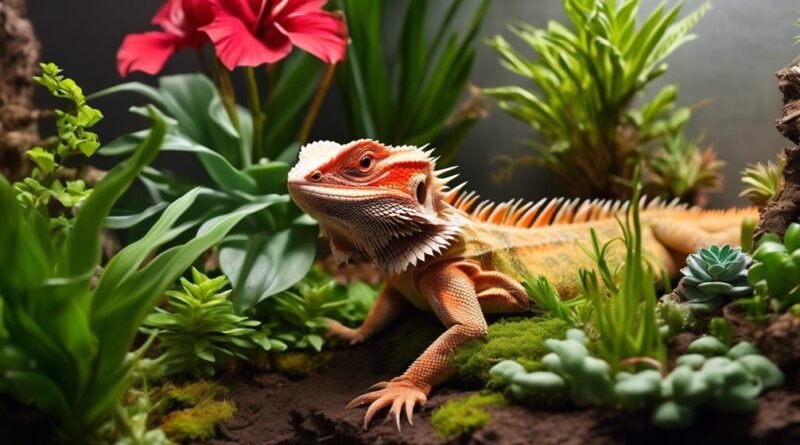 bearded dragon habitat plant recommendations