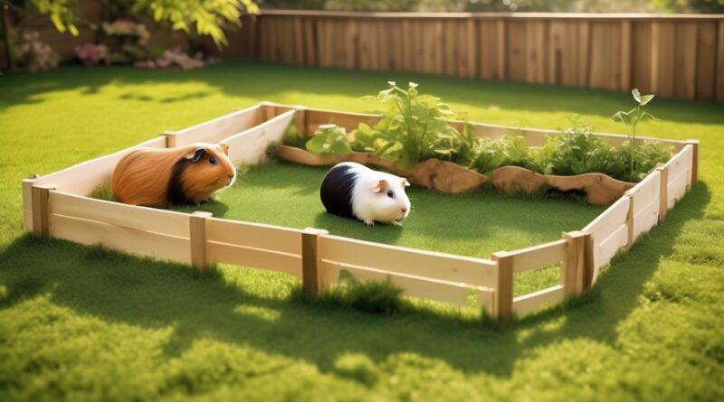 benefits of outdoor guinea pig habitats