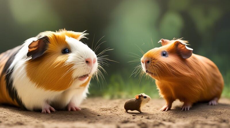 captive vs wild guinea pig lifespan