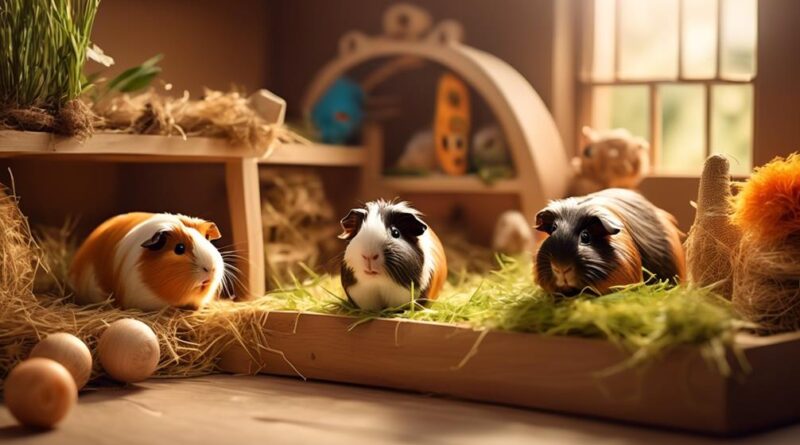 caring for your new guinea pigs