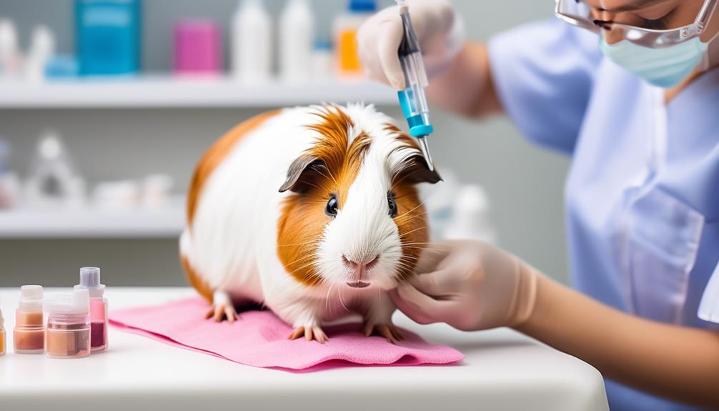 guinea pig skin treatment