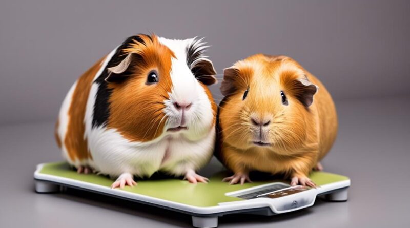 guinea pig weight loss