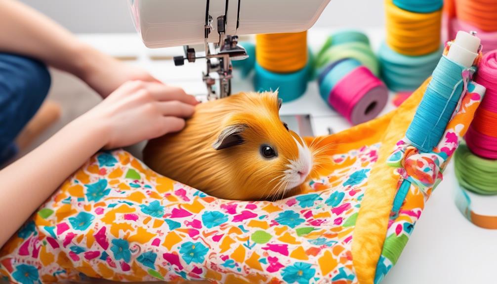 handmade hammocks for guinea pigs