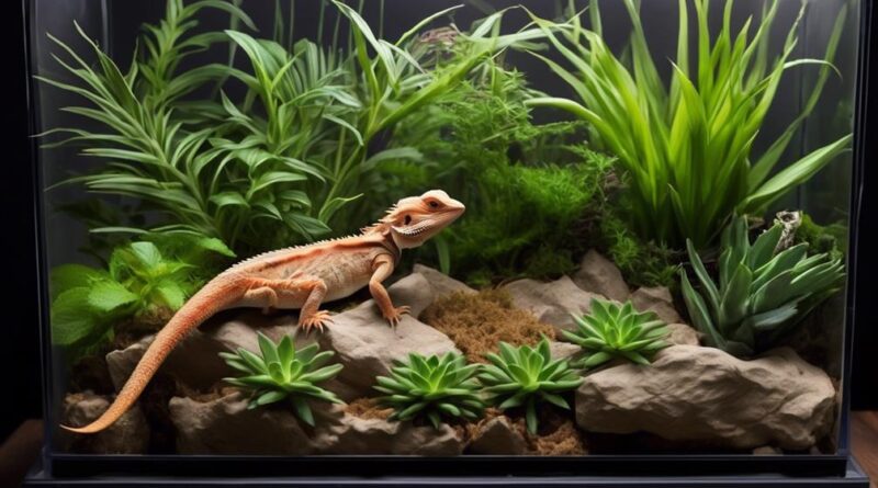 ideal plants for bearded dragons