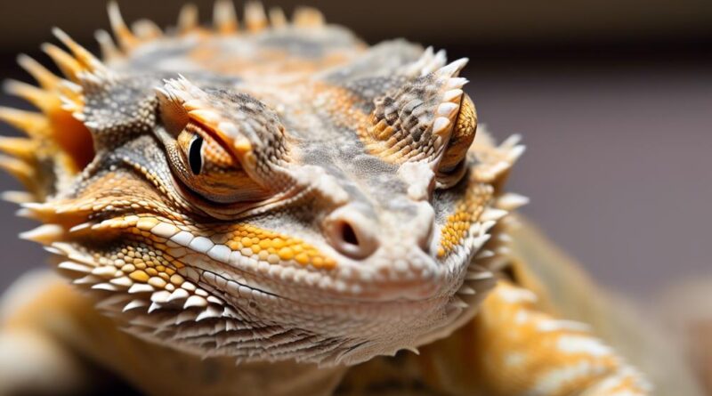 identifying stress in bearded dragons