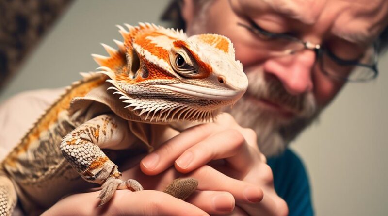 importance of handling bearded dragons