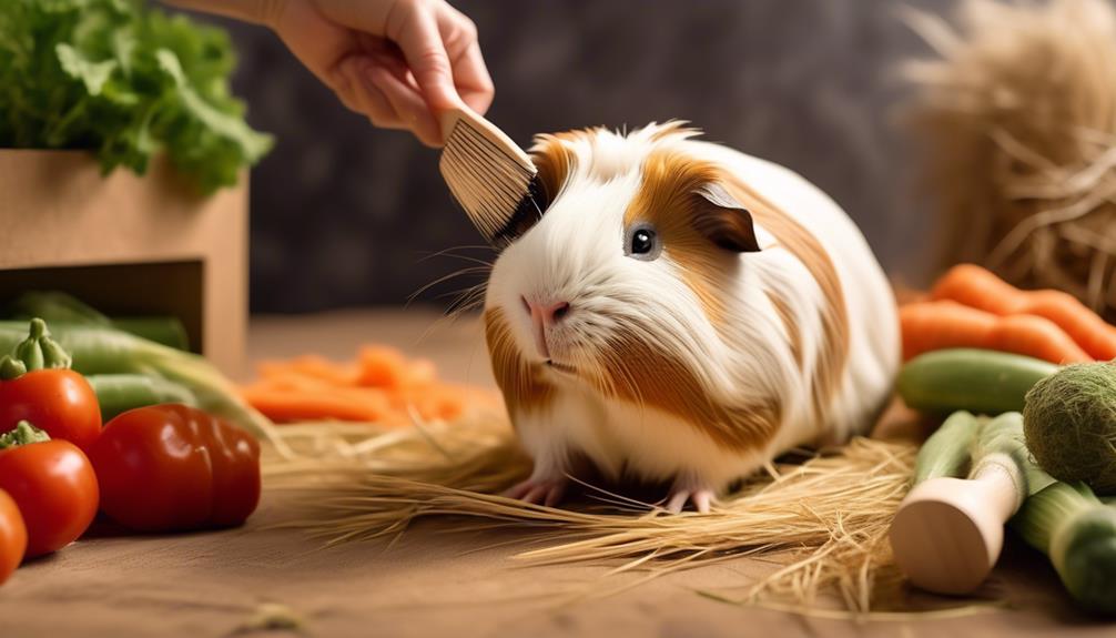 long haired lunkarya guinea pig