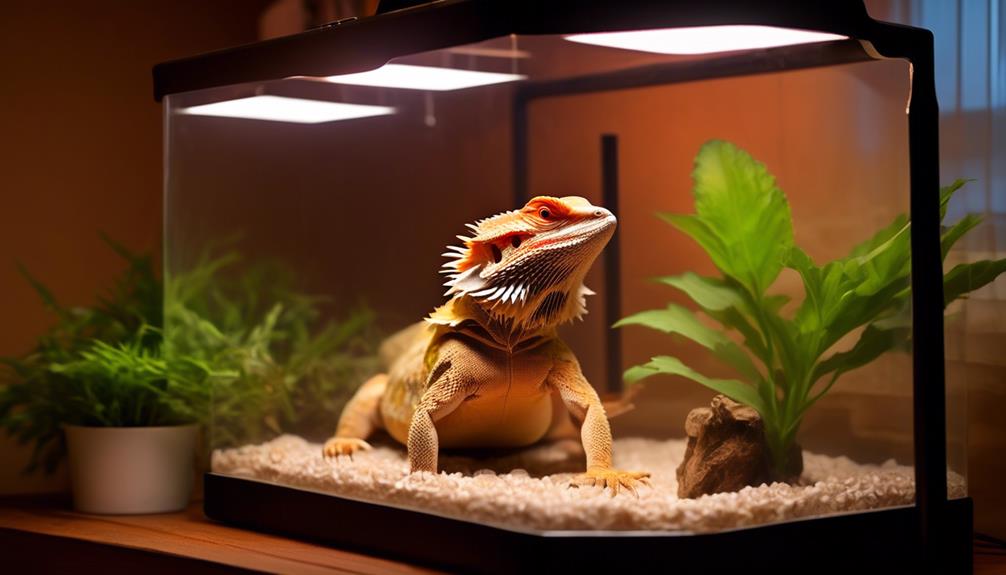 maintaining clean basking spot