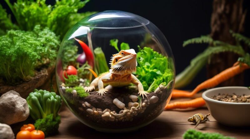 optimal feeding schedule for bearded dragons