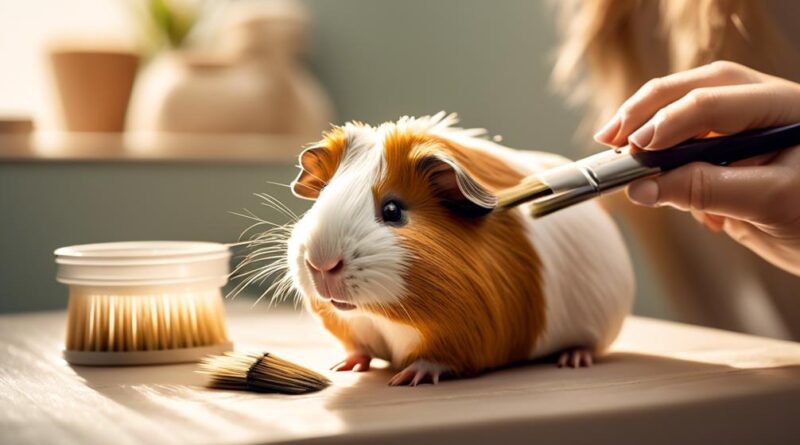 proper grooming for guinea pigs