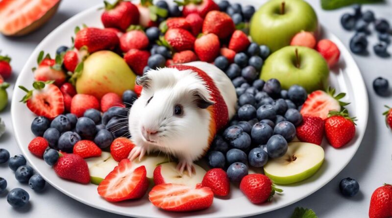 safe fruits for guinea pigs