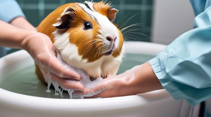 treating skin diseases guinea pigs