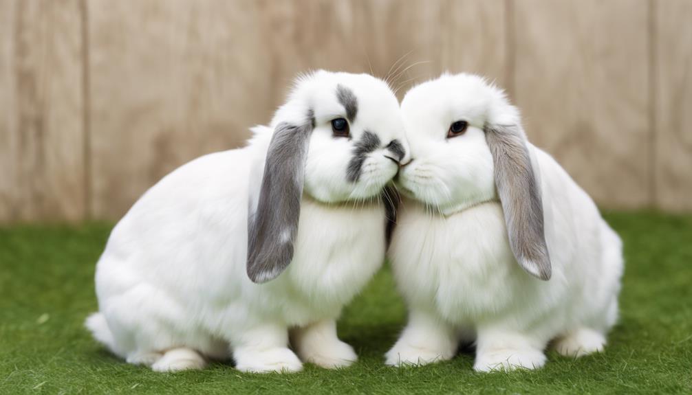 cute rabbit s social behavior