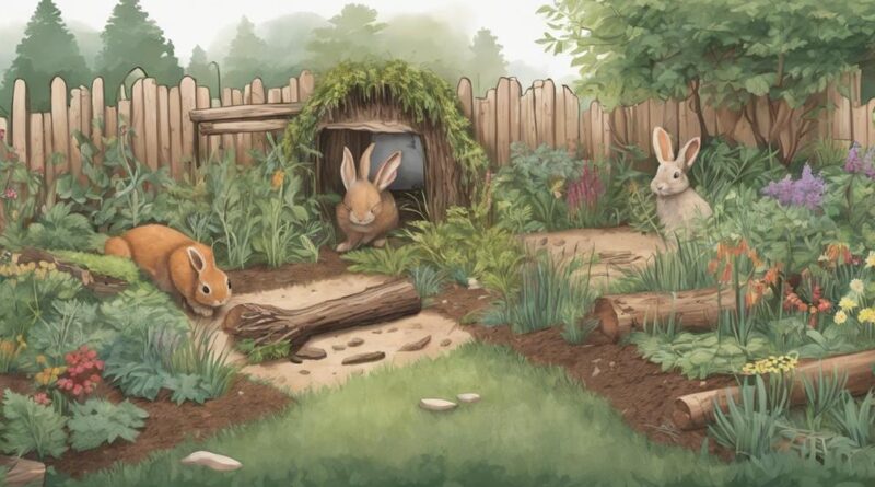 designing rabbit friendly outdoor spaces