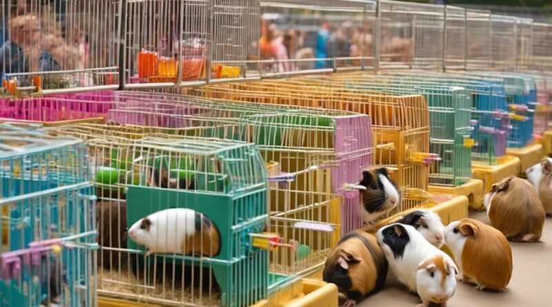 guinea pig show excitement