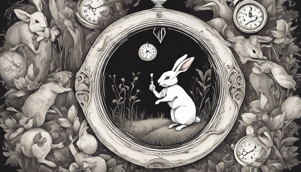 literary significance of white rabbit