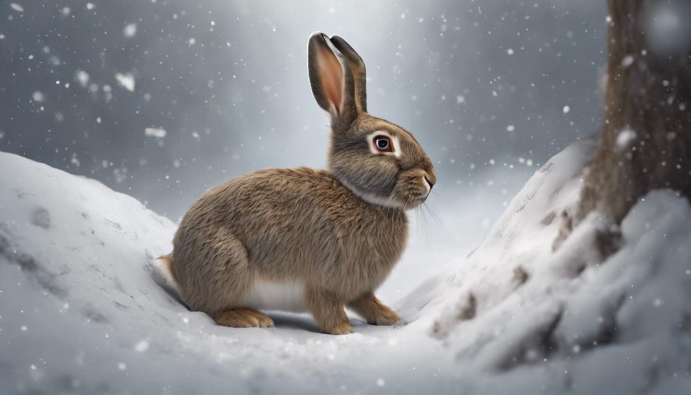 rabbits surviving harsh weather