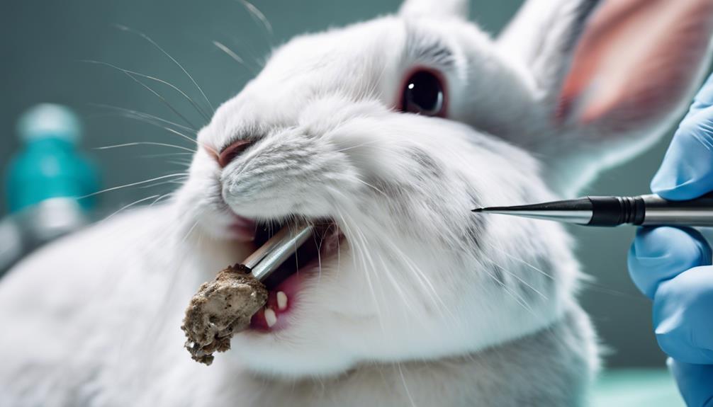 tracking rabbit dental hygiene