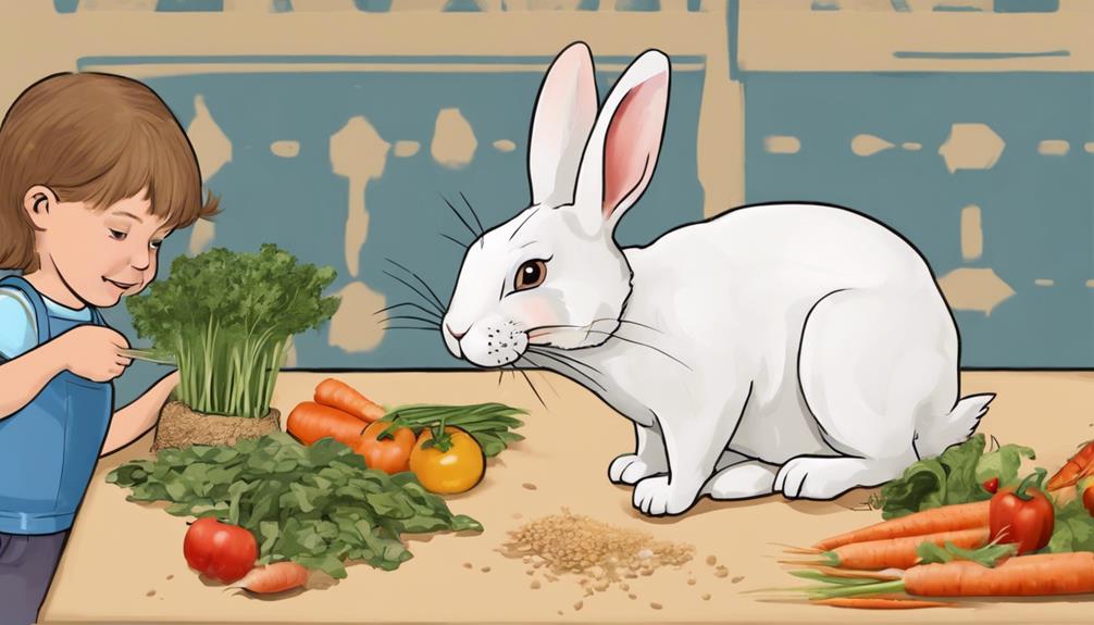 bunny feeding game fun