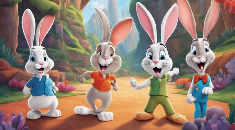 cartoon rabbits in movies