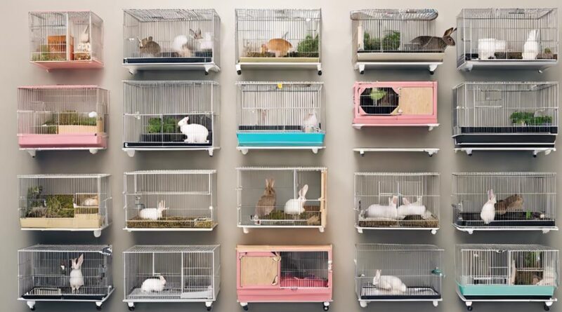 compact rabbit cage options