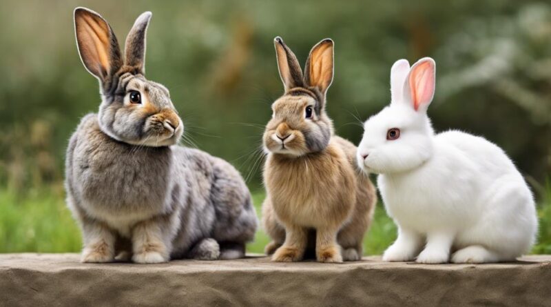 comparing domestic and wild rabbits