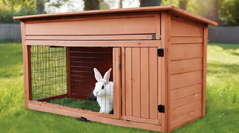 cost effective rabbit housing option