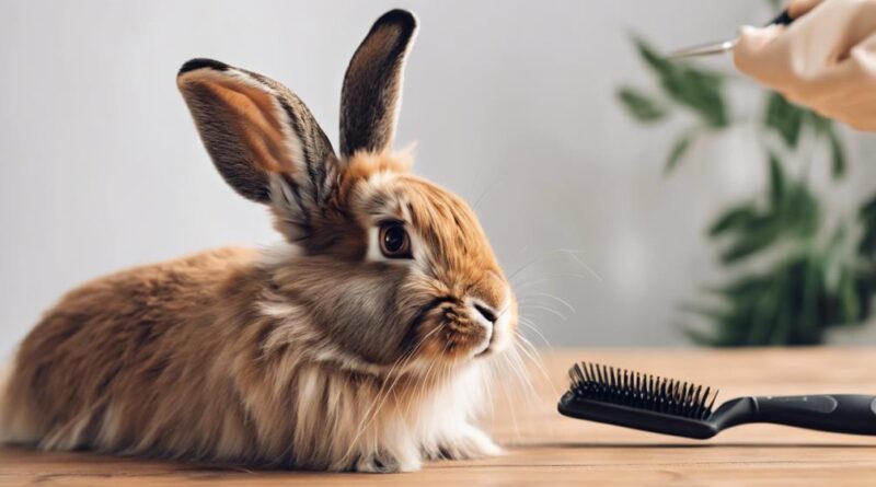 long haired rabbit grooming guide