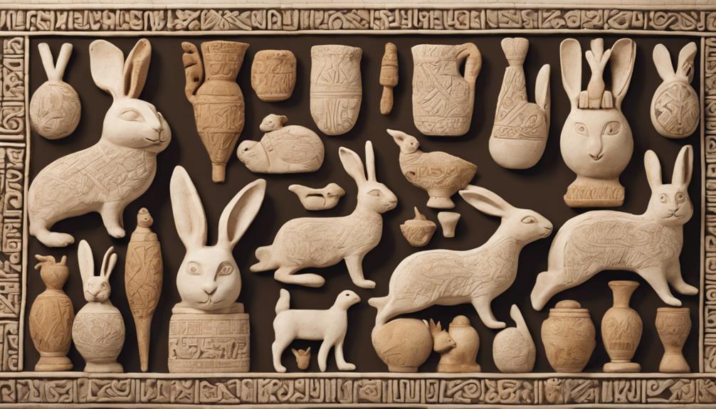 mesopotamian artifacts feature bunnies