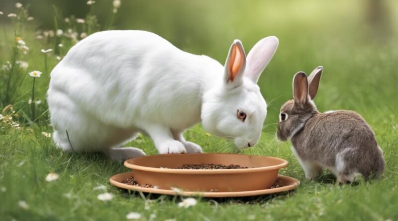 rabbit feeding habits compared