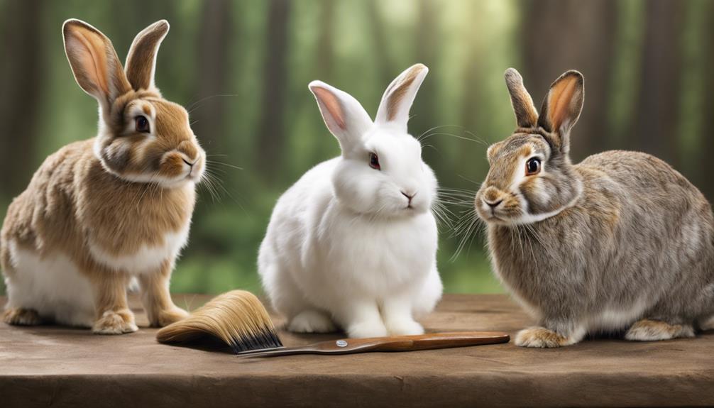 rabbit grooming at home