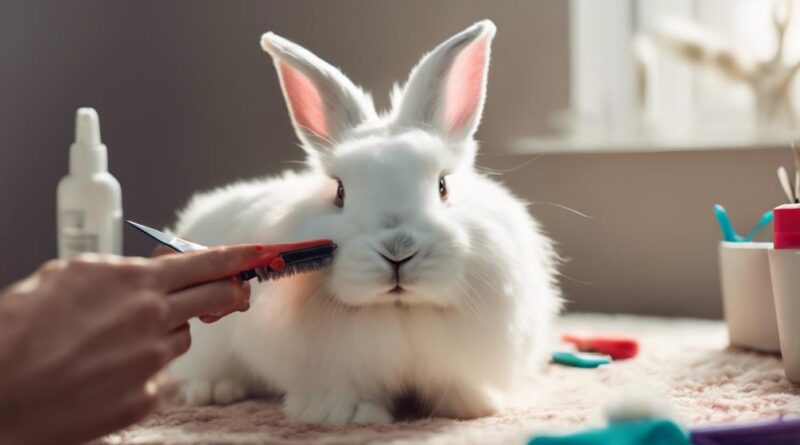 rabbit grooming for health