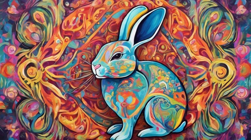 rabbit imagery in art