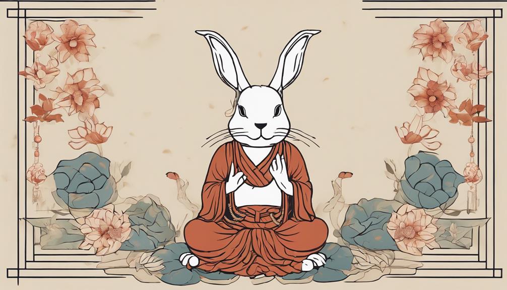 rabbit symbolism in buddhism