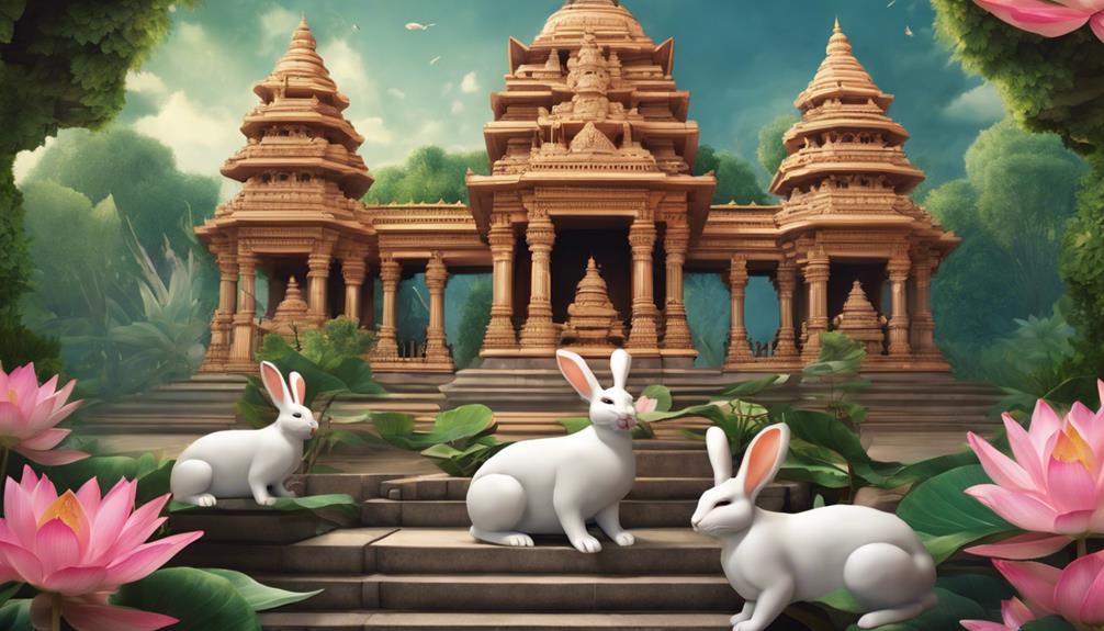 rabbit symbolism in hinduism