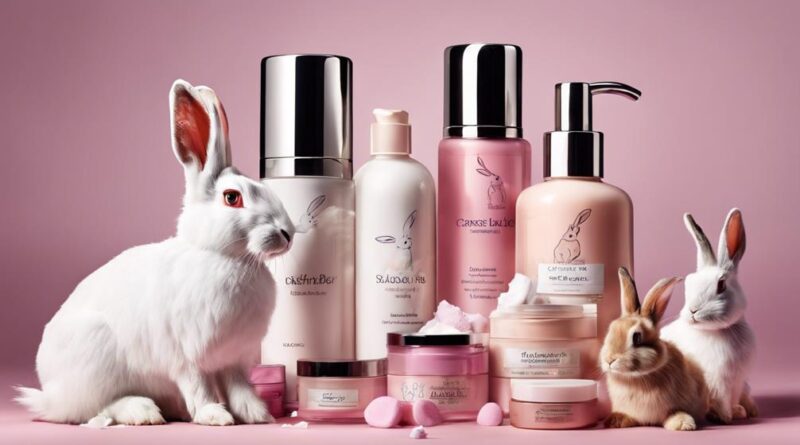 rabbit use in cosmetics