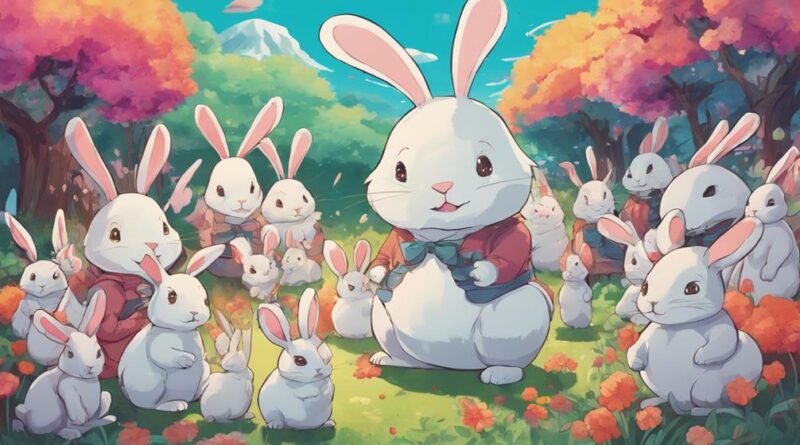 rabbits cultural significance in anime