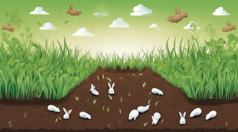 rabbits influence on soil