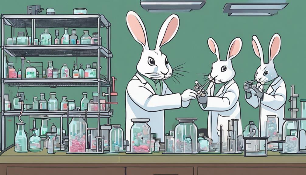 rabbits used for research