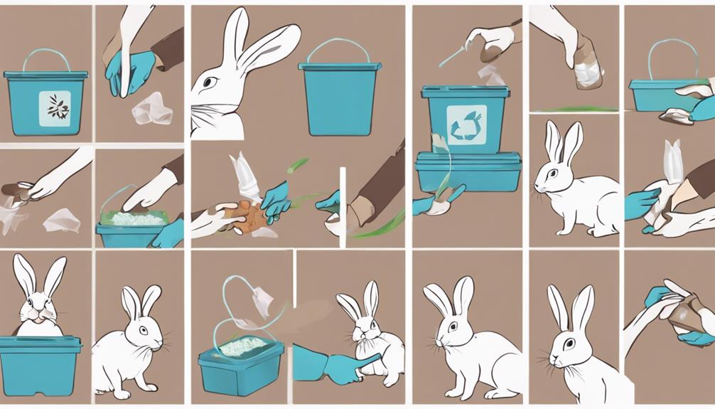 safely managing rabbit waste