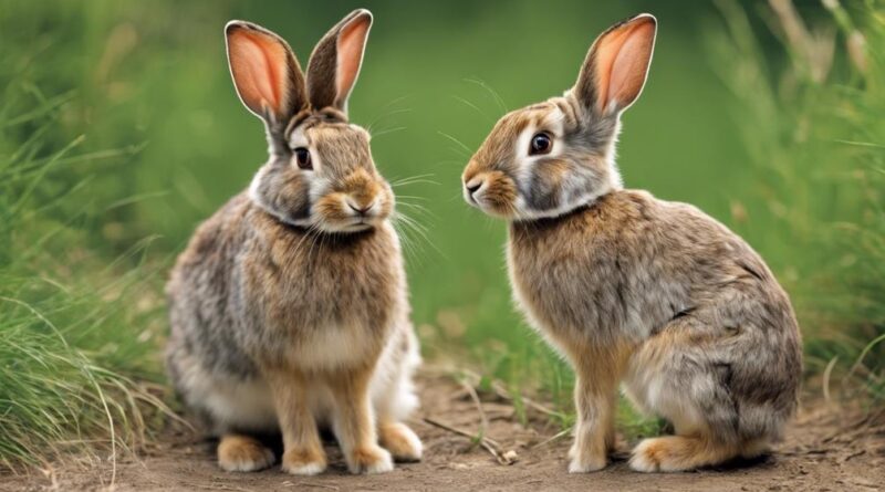 studying wild rabbit characteristics