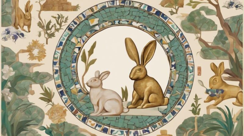 symbolic rabbits in art