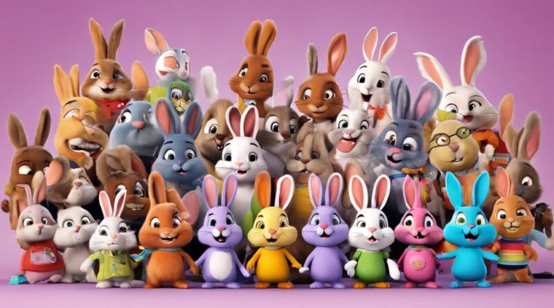 top rabbit characters in tv