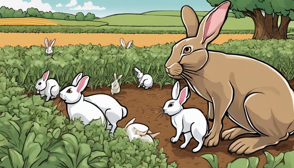 training rabbits for pest